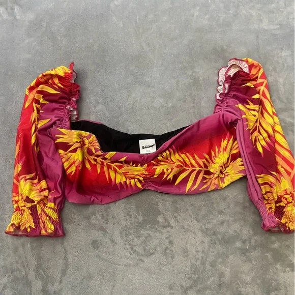 New! BFyne Zena floral bikini swim top 10600 - Picture 5 of 8